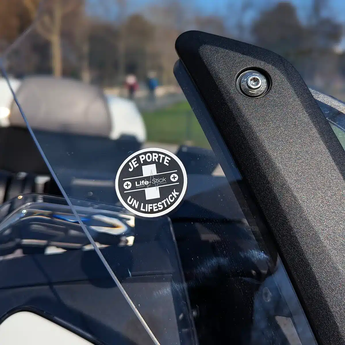 Pack de 4 autocollants "Je porte un LifeStick"